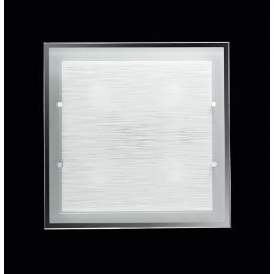 PLAFONIERA IN VETRO STRIATO